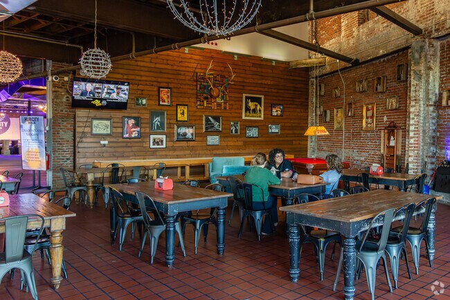 Hub City Brewing offers a great space to hang out with family and friends in Hicksville.