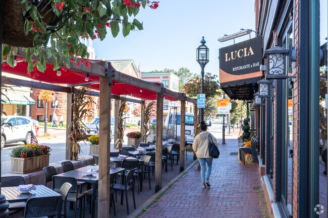 Lucia is a popular restaurant serving up Italian comfort dishes near The Flats neighborhood.
