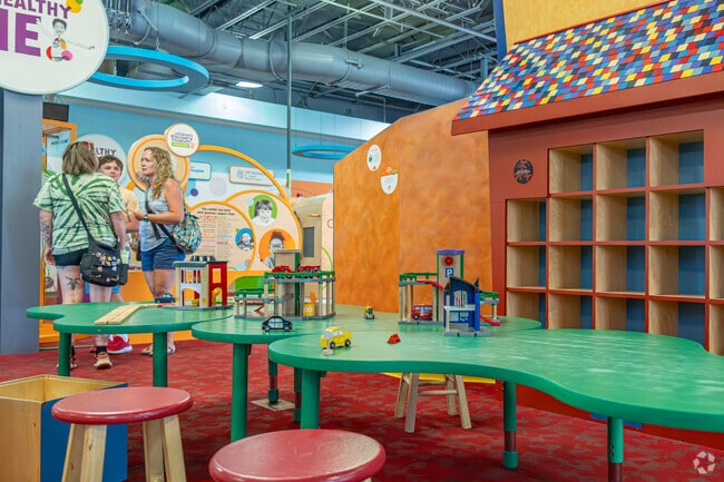 The exhibits at the Children's Discovery Museum are designed to teach kids while they play.