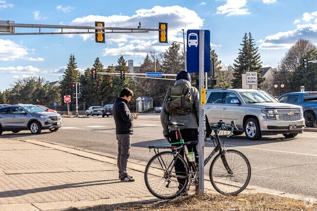 Christie residents can catch Metro Transit buses along Central Avenue and University Avenue.