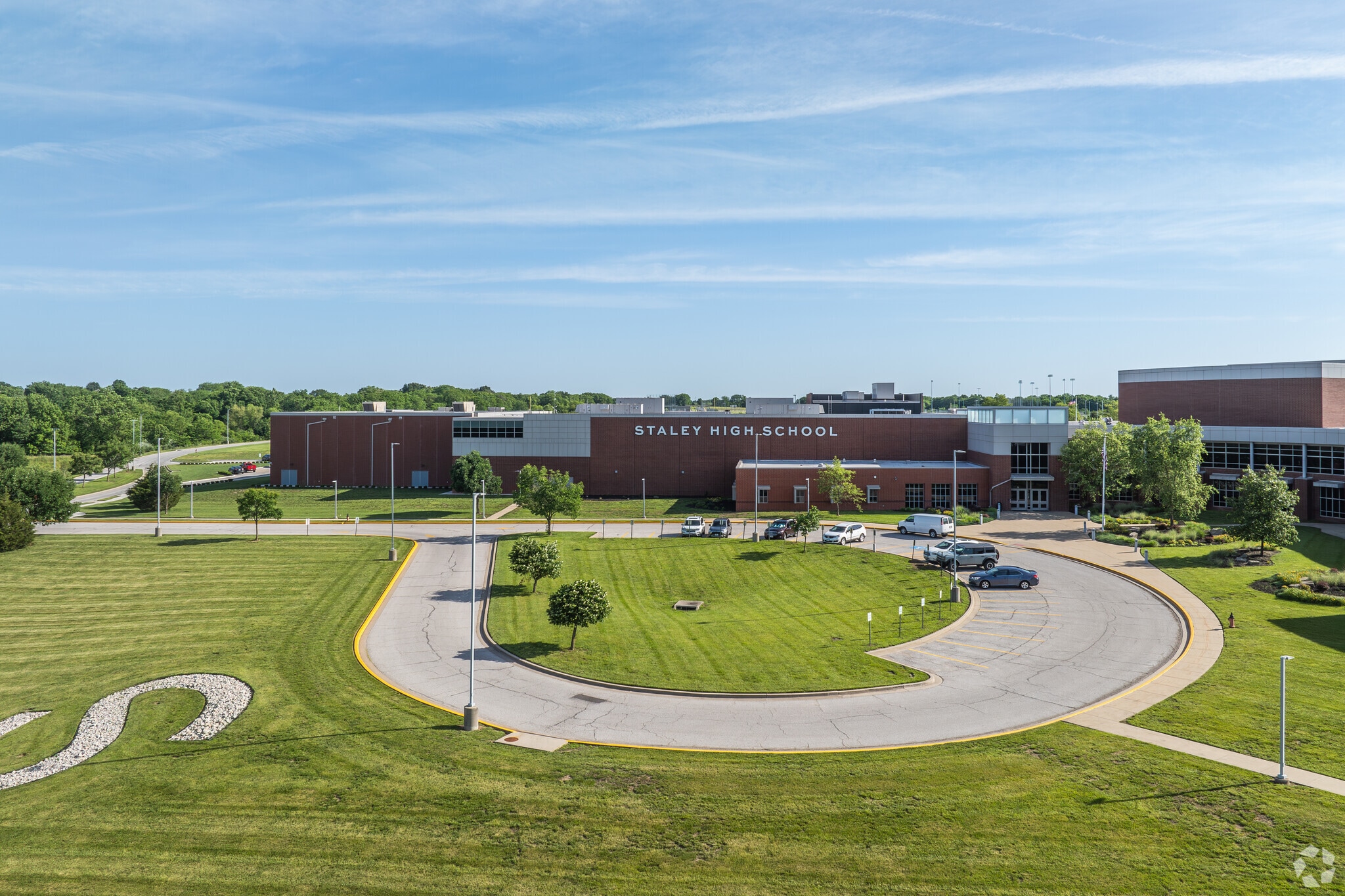 Staley High School fosters excellence to students of the New Mark neighborhood.