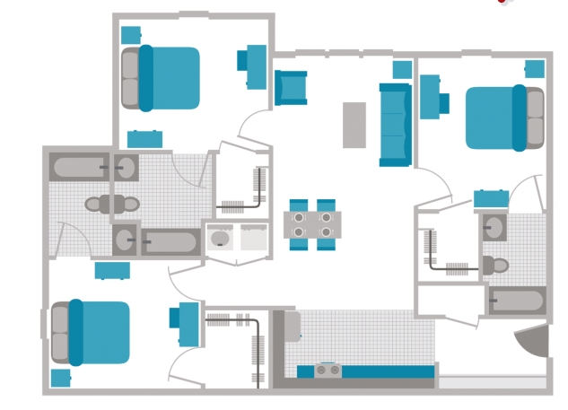 3BR/3BA