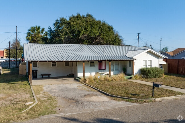 Ranch style homes are abundant in central Weslaco.