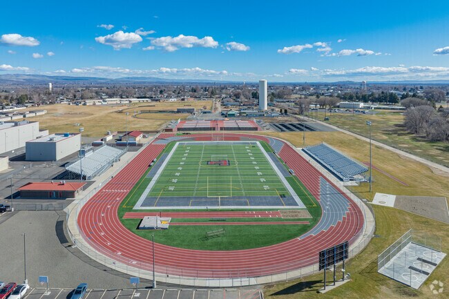 Watch the Wildcats play at the Toppenish High School football stadium.