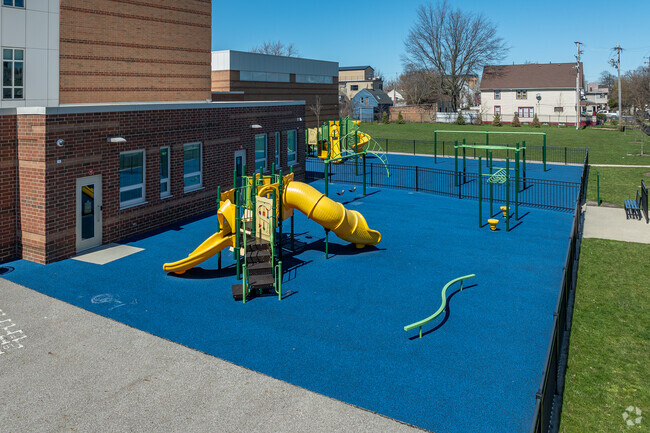 Kids can play on the playground during recess at Waverly Elementary.