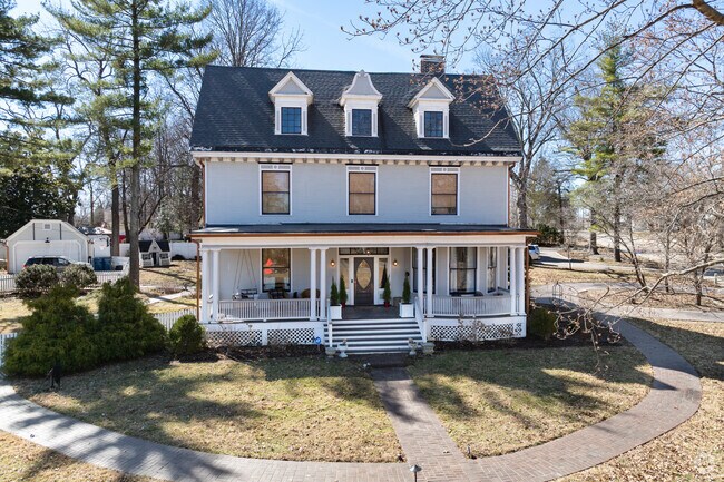 Elegant Georgian charm stands timeless in Farmington's historic neighborhoods.