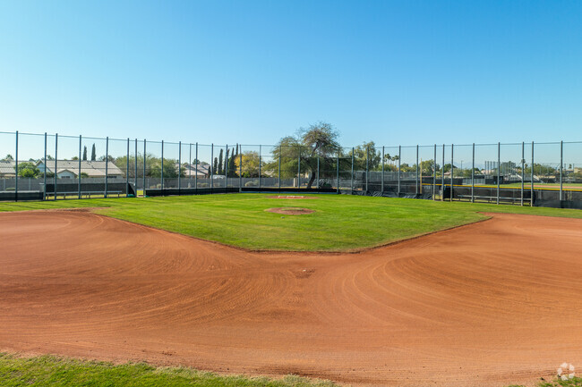 Run the bases on the baseball field at Hillcrest Middle School in Glendale.