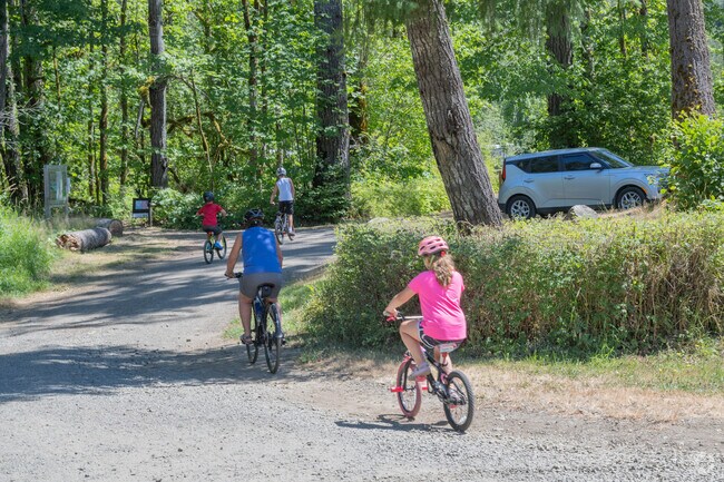 Go for ride with the family through the campground of Shafer State Park a 15 minutes from Brady.