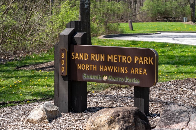 Sand Run Metro Park North Hawkins area is a great local park to enjoy nature.