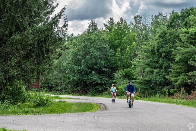 Biking is a great way to explore Lake Wissota State Park.