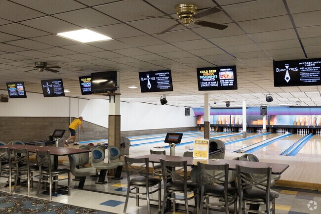 Enjoy a night of bowling at Lion Bowling Center.