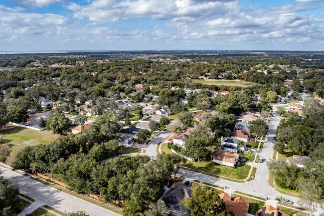 A beautiful aerial view of the Prairie Lake neighborhood subdivision.