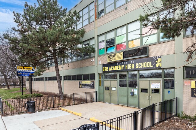 Orr Academy High School strives to provide a nurturing environment for students.