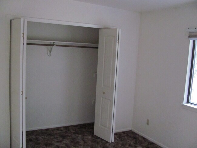 Large closet in large master bedroom