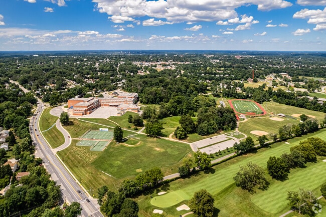 Catonsville High School in Baltimore is in the midst of a large suburb.