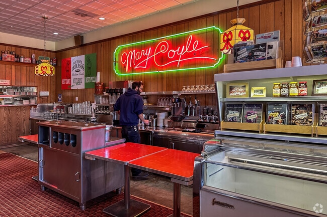 Mary Coyle Ice Cream in Highland Square is a local spot for sweet treats.