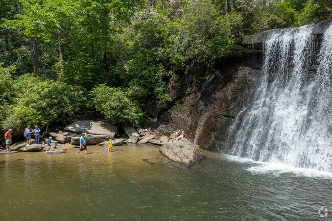 The Silver Run Falls offers a great place to cool off near Sapphire.