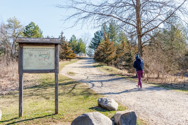 Raceway Woods Forest Preserve is a 122-acre open space named after the old track.