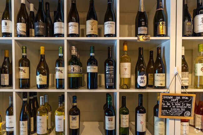 The Downing Bottle and Bites in downtown Rockwall offers delightful dishes and drinks.