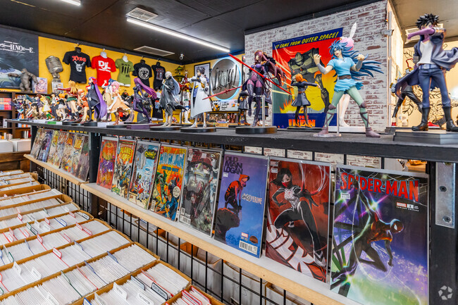 Browse records, pick out a comic book or peruse the memorabilia collection at Blackbird Roost.