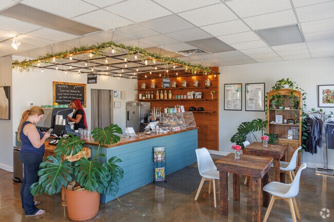 The Cornerstone Coffee Shop is a local favorite for coffee and relaxing in Albany.