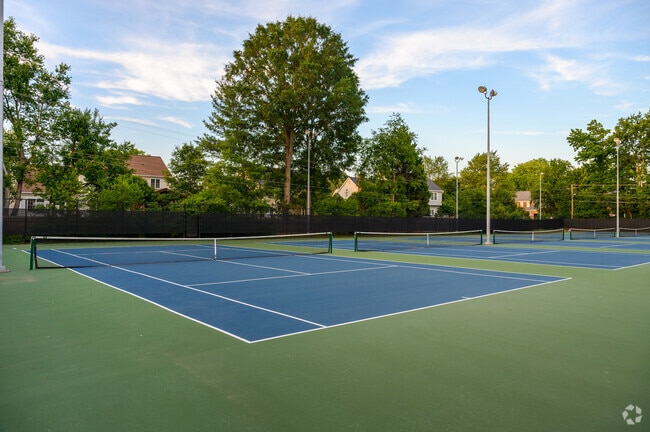 Sandburg Middle School offers tennis courts for students to use.