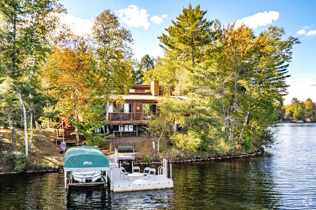 Homes on Big Lake offer picturesque views of the lake.