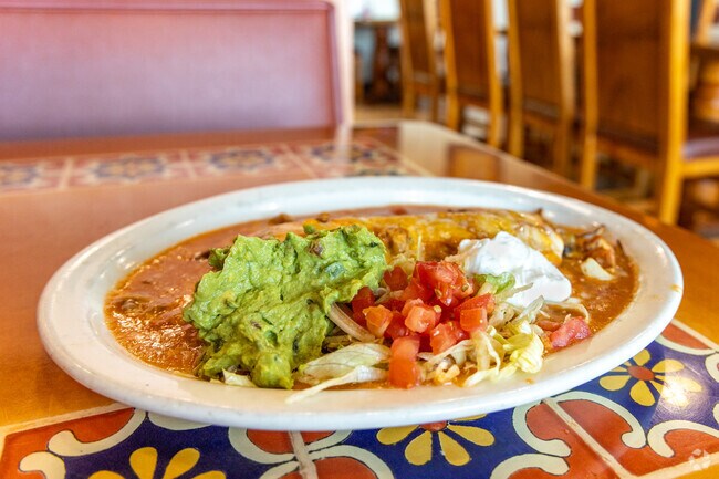 Camino Real Mexican Restaurant offers traditional food like burritos and enchiladas.