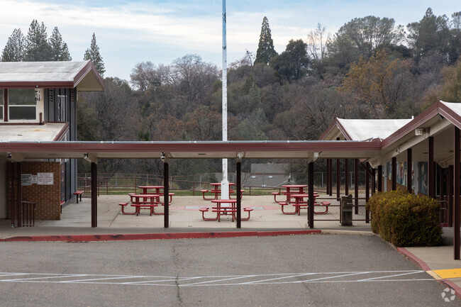 There are 438 students enrolled at Edwin Markham Middle School.