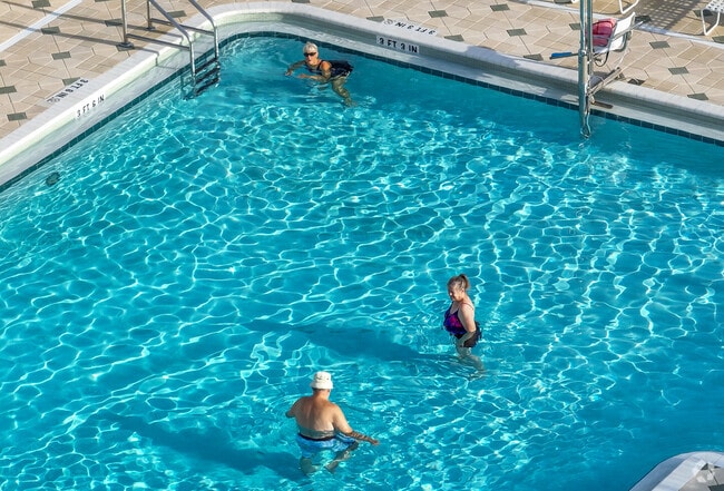 Residents of Village of Sabal Chase stay active at Sabal Pool and Recreation Center.