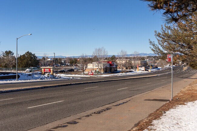 Tallgrass residents can find plenty of retail and public transportation on Hampden Ave.