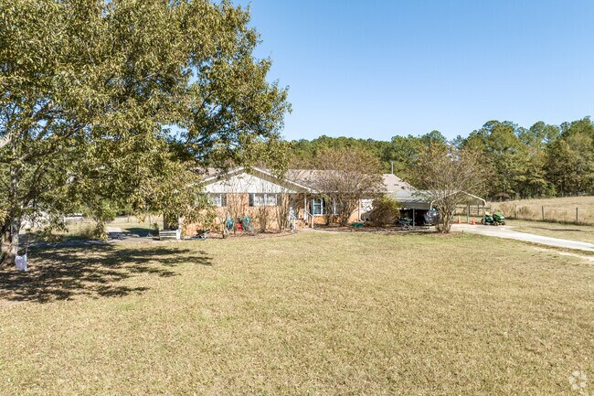 Ranch-style designs are frequently seen among Brooks homes with acreage.