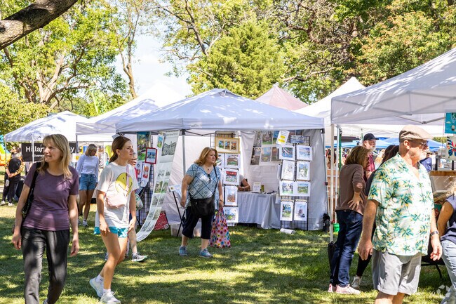 Residents can find art, crafts and handmade goods at the Lenexa Spinach Festival at Sar-Ko-Par Trails Park.