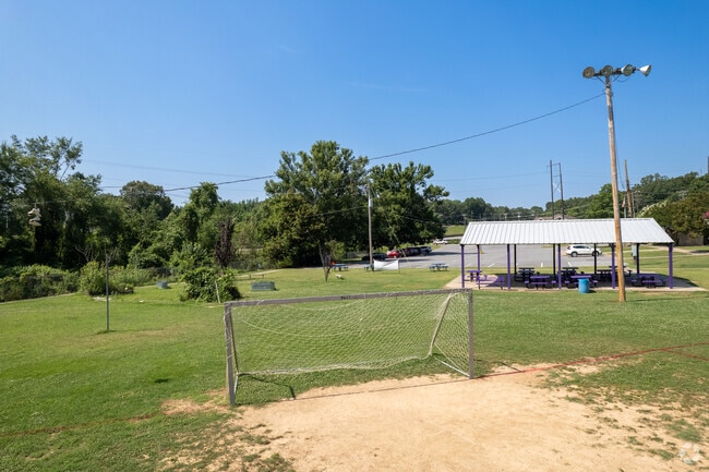 North Little Rock Elementary has soccer fields.