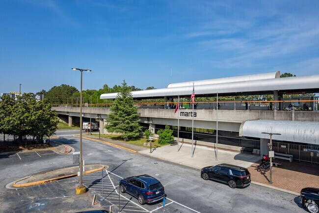 Brookhaven has its own MARTA light rail station.