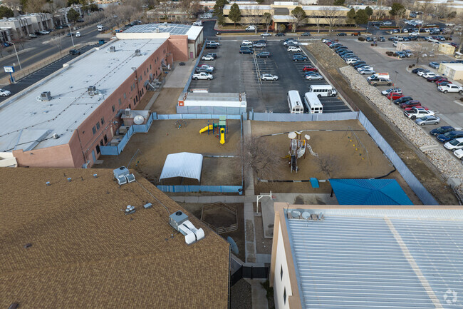 The playground at ACES Technical Charter School.