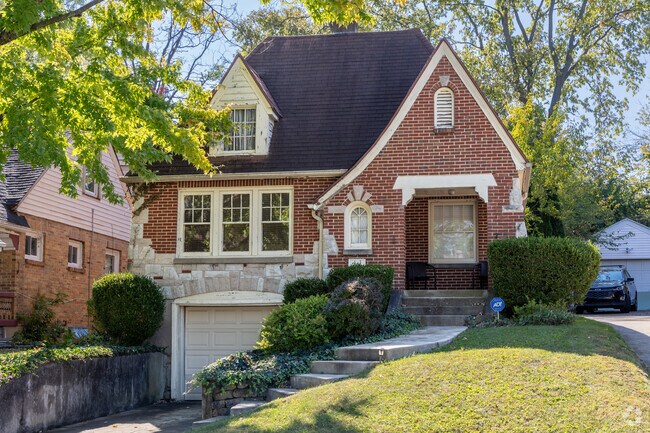 This charming home nestled in the hillside can be found in the Mount Vernon neighborhood.