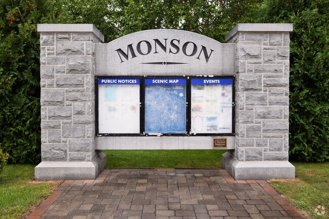 Welcome to the town of Monson, a lovely place to live.