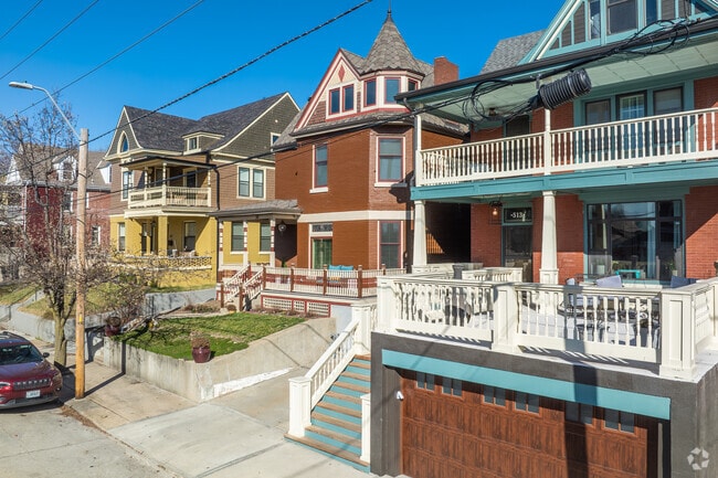 Pendleton Heights is a haven for old Victorian-style homes.