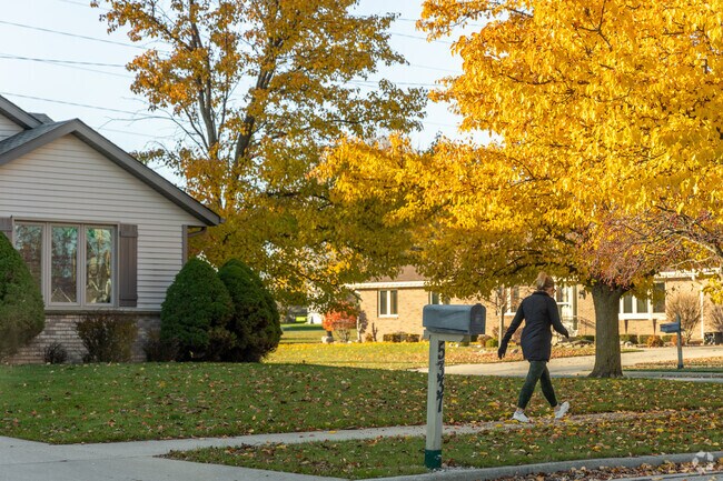 Jamestown has newly paved sidewalks great work walkers getting their morning exercise.
