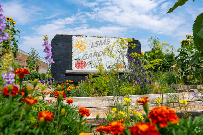 Lowell Scott Middle School has a school community garden in West Boise.