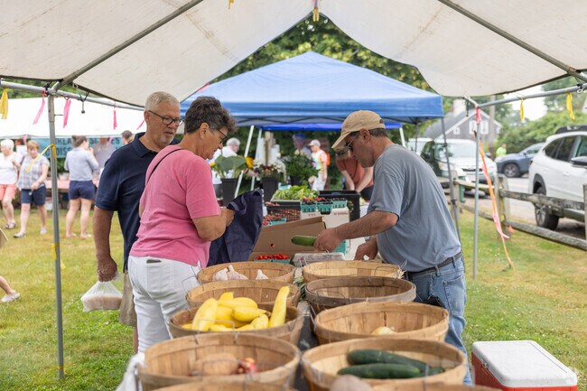You'll always find fresh vegetables at the Bass River Farmers Market in South Yarmouth.