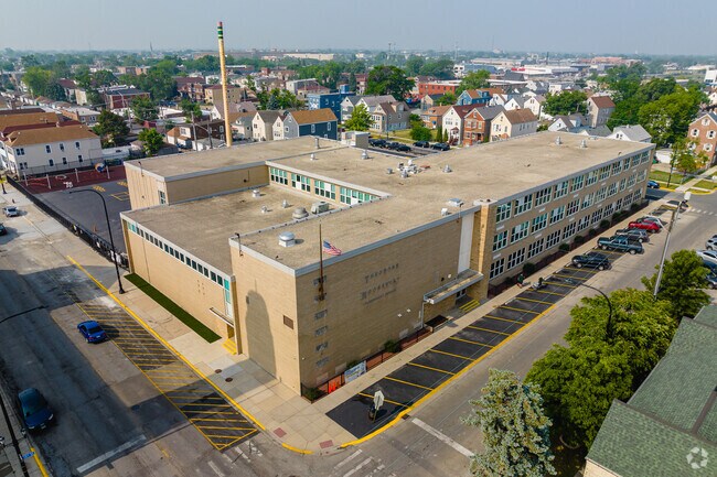 Theodore Roosevelt Elementary School has about 630 students enrolled.