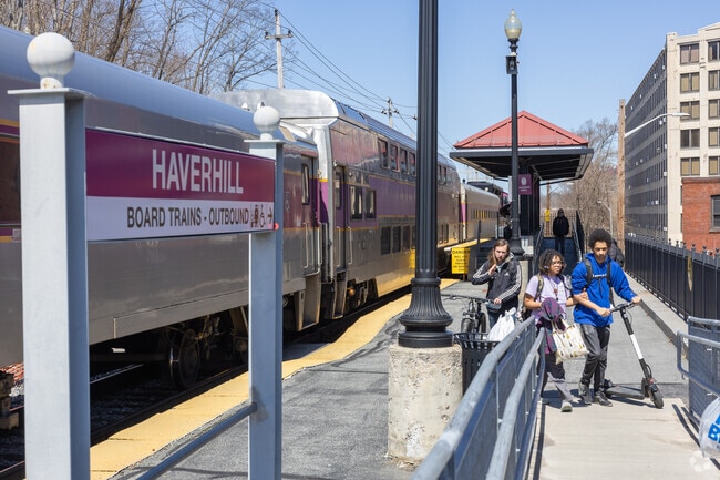 The Haverhill commuter rail is an easy way for Highlands residents to get into Boston.