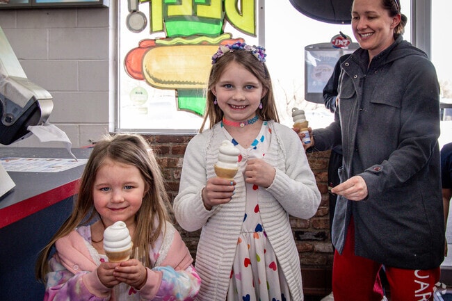 The Dairy Queen on Rice Street is a favorite destination for families in Western Hills.