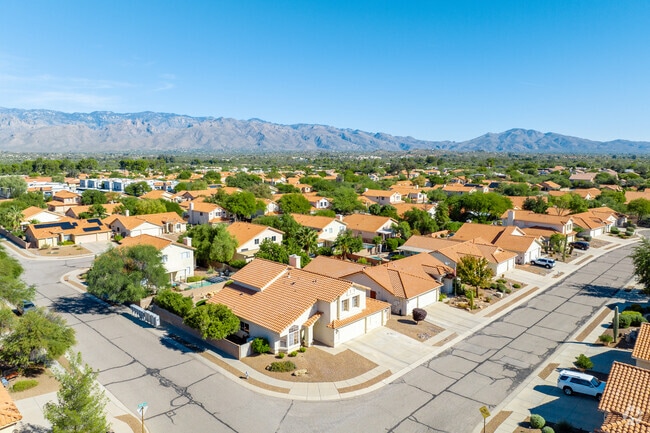 Northeast Tucson's adjacency to Tanque Verde creates a surprisingly verdant setting.