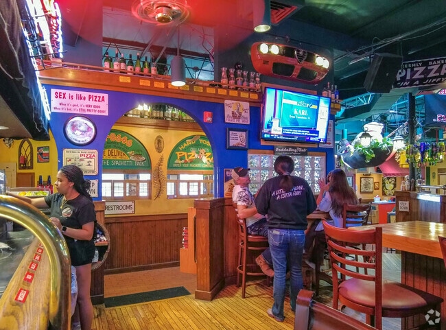 Enjoy a great happy hour and delicious Italian food at Orlandos near Clapp Park.