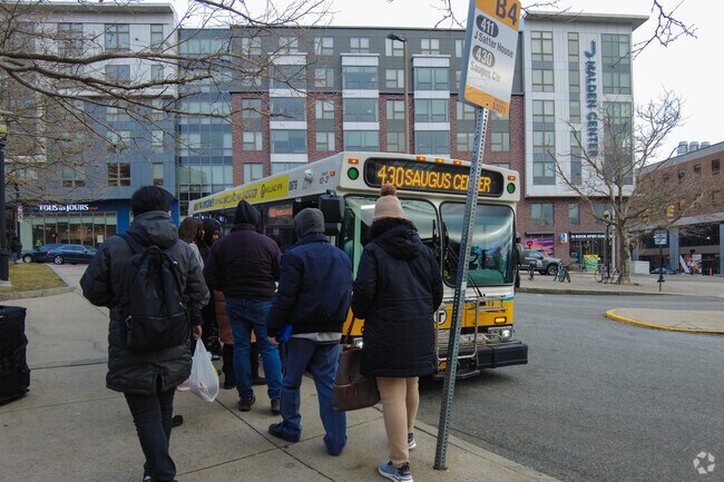 Buses run frequently near Bellrock at Malden Center and make getting around a breeze.