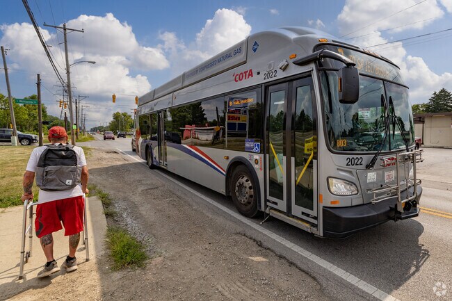 COTA bus lines serve the Marion Franklin neighborhood.
