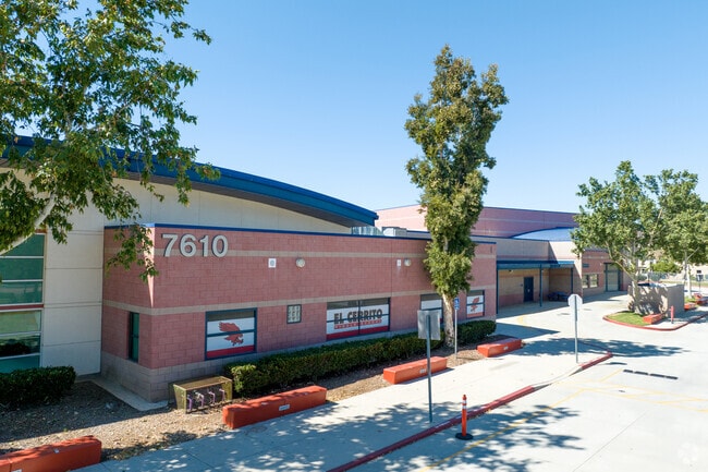 A welcoming entrance is seen at El Cerrito Middle School in Corona.